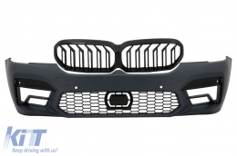 Bodykit für BMW 5er G30 17-19 Stoßstange Lichter Kühlergrill M5 LCI Design 2020-image-6098435