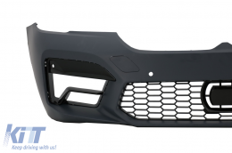 Bodykit für BMW 5er G30 17-19 Stoßstange Lichter Kühlergrill M5 LCI Design 2020-image-6098437