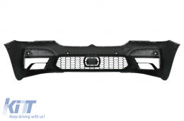 Bodykit für BMW 5er G30 17-19 Stoßstange Lichter Kühlergrill M5 LCI Design 2020-image-6098440