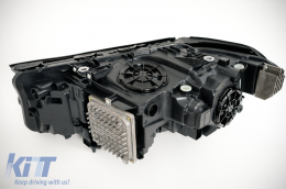 Bodykit für BMW 5er G30 17-19 Stoßstange Lichter Kühlergrill M5 LCI Design 2020-image-6098452