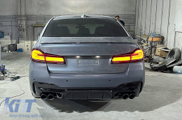 Bodykit für BMW 5er G30 17-19 Stoßstange Lichter Kühlergrill M5 LCI Design 2020-image-6126878