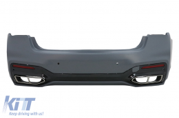 Bodykit für BMW 7 G12 15-19 Konvertierung zu G12 LCI 2020 Look Kapuze Kotflügel vorne-image-6092706