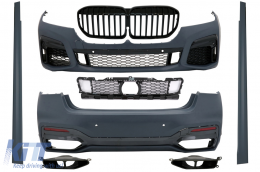 image-77-Bodykit für BMW 7er G12 LCI Facelift 2019+ M-Tech Look Gitter Seitenschweller