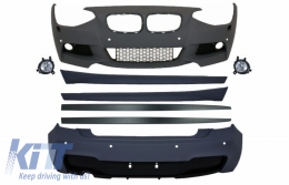 image-53-Bodykit für BMW F20 11-14 M-Technik Look Stoßstange seitenschweller Aufsatzlippe
