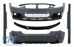 image-0-Bodykit für BMW F32 2013+ M-Performance Look Kofferraumspoiler Glänzend schwarz