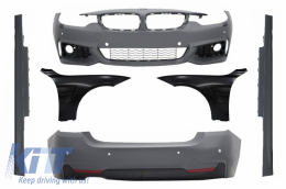 image-35-Bodykit für BMW F32 F33 13+ Stoßstange Seitenschweller Kotflügel Sport Look Coupe Cabrio