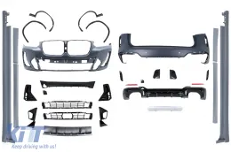 image-31-Bodykit für BMW X3 G01 LCI 2022-2023 M Design Stoßstange Radlaufverbreiterungen Seitenschweller