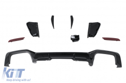 Bodykit für BMW X4 G02 LCI SUV 2021–2025 Stoßstange Radlaufverbreiterungen Seitenschweller-image-6128273