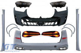 image-60-Bodykit für BMW X5 G05 2019-2022 Umrüstung auf LCI 2024 M-Tech Design Stoßstange Endrohre