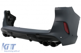 Bodykit für BMW X5 G05 LCI 2023+ X5M Design Stoßstange Radkästen Auspuffblenden Endrohre-image-6110337