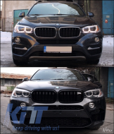 Bodykit für BMW X6 F16 2015-2020 X6M Design M-Paket Stoßstange Seitenschweller Auspuffanlage-image-6009334