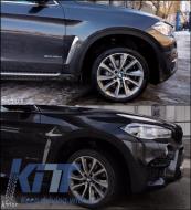 Bodykit für BMW X6 F16 2015-2020 X6M Design M-Paket Stoßstange Seitenschweller Auspuffanlage-image-6009389