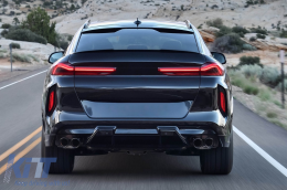 Bodykit für BMW X6 G06 2018-2022 X6M-Design Stoßstange Auspuff Endrohre-image-6128067