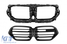 Bodykit für BMW X6 G06 ab 2019- Umrüstung auf LCI 2023 X6M-Design Stoßstange Scheinwerfer-image-6127545