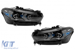 Bodykit für BMW X6 G06 ab 2019- Umrüstung auf LCI 2023 X6M-Design Stoßstange Scheinwerfer-image-6127546