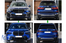 Bodykit für BMW X7 G07 2018–2022 Umbau G07 LCI 2023 M Design Stoßstange-image-6127553