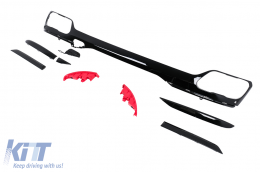 Bodykit für BMW X7 G07 LCI 2023- M Design Stoßstange Endrohre Seitenschweller-image-6127502