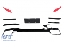 Bodykit für BMW X7 G07 LCI 2023- M Design Stoßstange Endrohre Seitenschweller-image-6127515