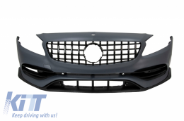 BodyKit für Mercedes A W176 12-18 A45 Look Stoßstange Endrohe Kühlergrill-image-6049673