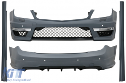 image-67-Bodykit für Mercedes C-Klasse C204 Coupe 2011-2015 C63 Design Stoßstange Seitenschweller