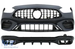 image-45-Bodykit für Mercedes C-Klasse W206 S206 Sport Line Stoßstange 2021+ Kühlergrill C63-Look