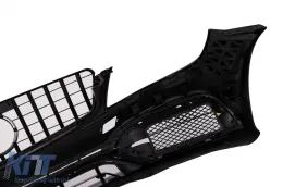 Bodykit für Mercedes C W204 07-15 Umbau auf W205 C63 Design Stoßstange Endrohre-image-6277307