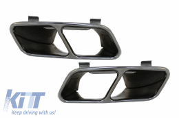 Bodykit für Mercedes CLA W117 C117 13-18 Facelift CLA45 Look Seitenschweller Kühlergrill-image-6051562