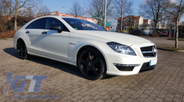 Bodykit für Mercedes CLS W218 C218 11-17 Stoßstange Endrohre CLS63 Look-image-5990492