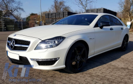 Bodykit für Mercedes CLS W218 C218 Limousine 2011-2018 CLS63 Look Kotflügel Kapuze-image-5990486