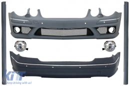 Bodykit für Mercedes E-Klasse W211 02-09 Stoßstange Seitenschweller E63 Look-image-6063293