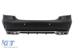 Bodykit für Mercedes E-Klasse W212 09-12 Umbau auf Facelift E63 Look Stoßstange-image-6104377