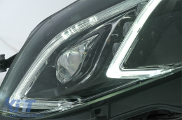 Bodykit für Mercedes E-Klasse W212 09-12 Umbau auf Facelift E63 Look Stoßstange-image-6104408