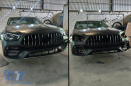 Bodykit für Mercedes E-Klasse W212 09-12 Umbau auf Stoßstange im W213 E63-Look-image-6112916