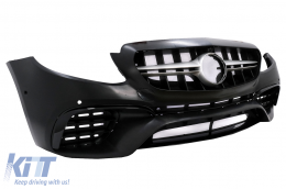 Bodykit für Mercedes E-Klasse W213 16-19 Stoßstange Diffusor E63 Design-image-6098778