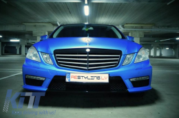 Bodykit für Mercedes E W212 09-13 E63 Look LED DRL Stoßstange Endrohre PDC SRA-image-5988198