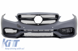 Bodykit für Mercedes E W212 Facelift 13-16 Stoßstangen-Schalldämpfer Spitzen E63 Look-image-6043977