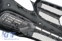 Bodykit für Mercedes E W212 Facelift 2013-2016 E63 Look Schwarz Auspuff Tipps-image-6061362