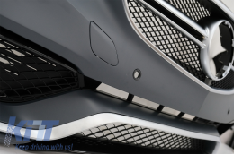 Bodykit für Mercedes E W212 Facelift 2013-2016 E63 Look Schwarz Auspuff Tipps-image-6061382