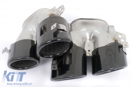 Bodykit für Mercedes GLB X247 19–23 GLB35 Design Stoßstange Doppelendrohren Runden-image-6111058