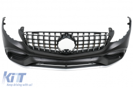 Bodykit für Mercedes GLC Coupé C253 15–19 GLC63-Look Stoßfänger Kühlergrill Endrohre-image-6110998