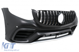 Bodykit für Mercedes GLC Coupé C253 15–19 GLC63-Look Stoßfänger Kühlergrill Endrohre-image-6110999