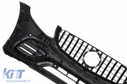 Bodykit für Mercedes GLC Coupé C253 15–19 GLC63-Look Stoßfänger Kühlergrill Endrohre-image-6111002