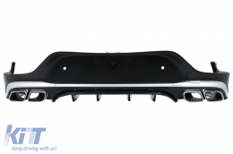 Bodykit für Mercedes GLC Coupé C253 15–19 GLC63-Look Stoßfänger Kühlergrill Endrohre-image-6111003