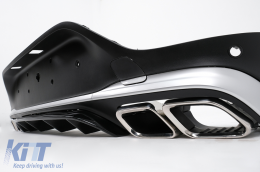 Bodykit für Mercedes GLC Coupé C253 15–19 GLC63-Look Stoßfänger Kühlergrill Endrohre-image-6111007