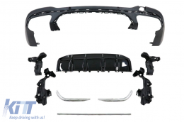 Bodykit für Mercedes GLC SUV Facelift X253 2020+ GLC63 Look Radkästen Gitter Tipps-image-6081863