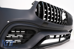 Bodykit für Mercedes GLC SUV Facelift X253 2020+ GLC63 Look Stoßstange Endrohre-image-6113155