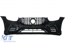 Bodykit für Mercedes GLC SUV Facelift X253 2020+ GLC63 Look Stoßstange Endrohre-image-6113156