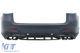 Bodykit für Mercedes GLC SUV Facelift X253 2020+ GLC63 Look Stoßstange Endrohre-image-6113158