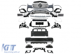 Bodykit für Mercedes GLE C167 Coupe Sport Line 2019+ GLE 63S Design Stoßstange-image-6091471