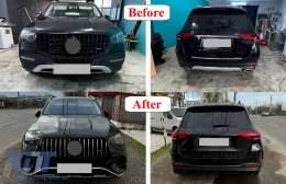 Bodykit für Mercedes GLE W167 SUV 2019+ GLE 63S Look Diffusor Kühlergrill Endrohre-image-6211352